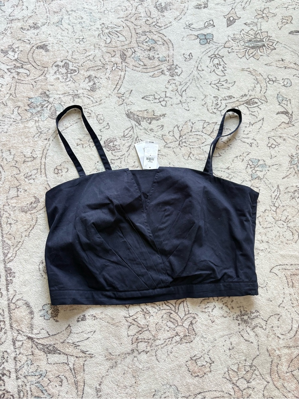 Navy Banana Republic Cropped Bustier Tank Top - Women